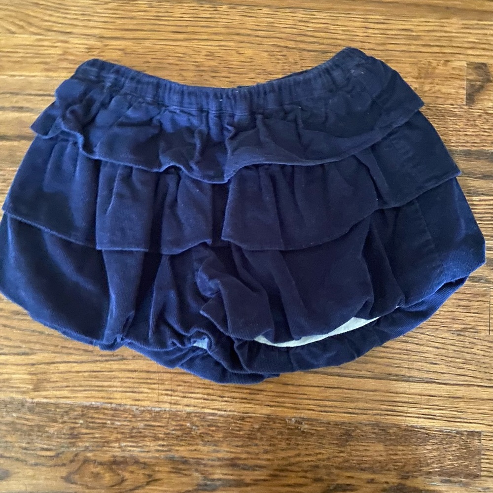 Hannah Kate cord ruffle bloomer shorts
